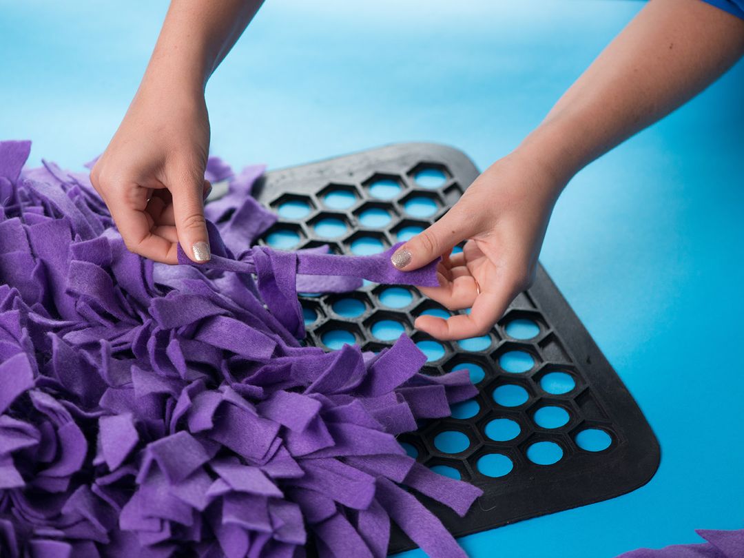 rubber snuffle mat